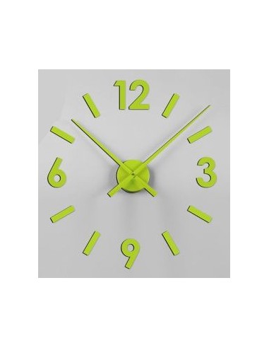 reloj pared diseño verde relojes pared modernos