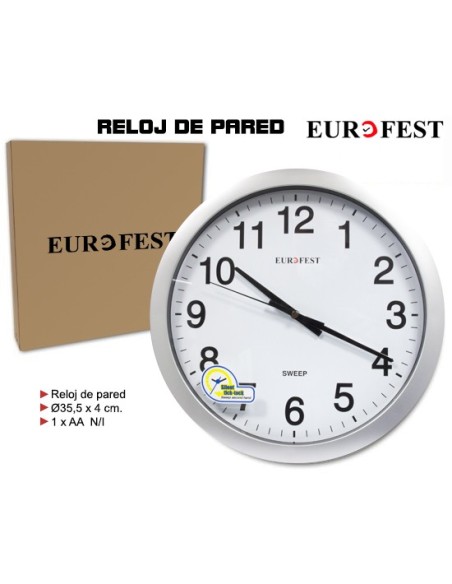 Reloj pared silencioso