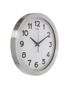 Reloj esfera blanca, reloj de oficina con numeros 2