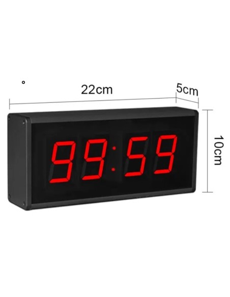 Reloj digital LED