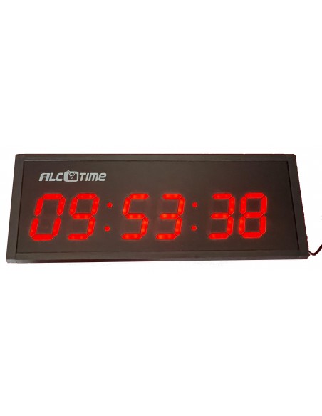 reloj digital Alcotime, con segundos