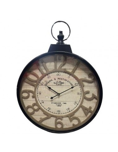 Reloj pared retro 60cm de diámetro