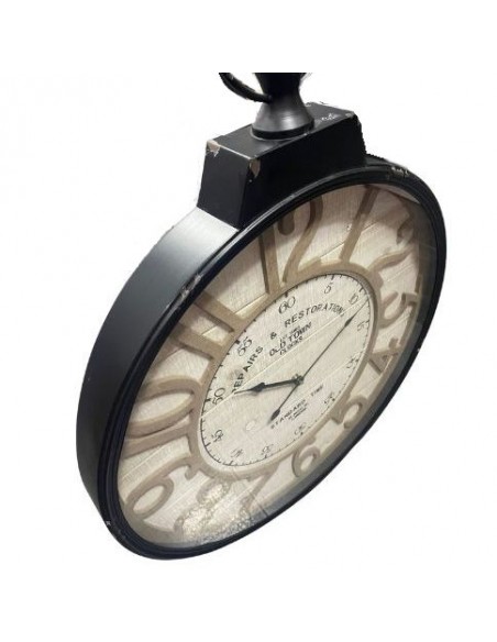 Reloj pared retro 60cm de diámetro