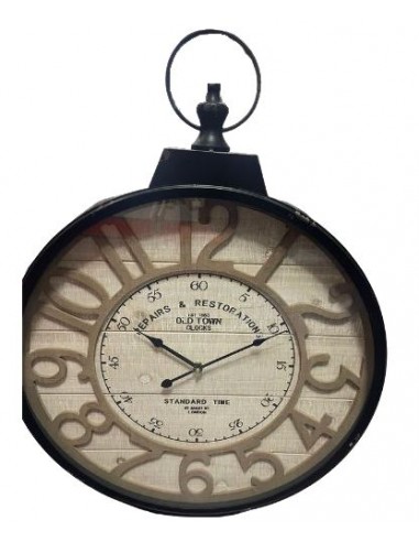 Reloj pared retro 60cm de diámetro