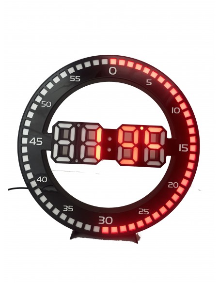 reloj de pared digital redondo