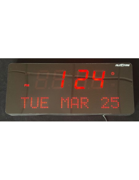 Reloj digital de pared-led rojo