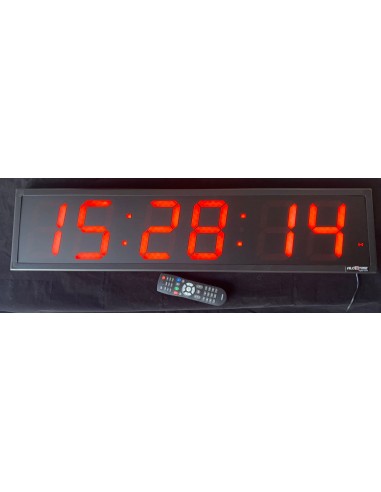Reloj Digital LED Rojo XL con Segundos | Alcotime