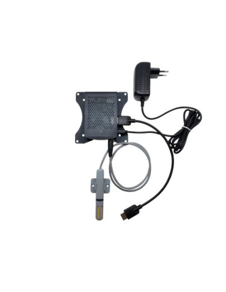 Visualizador de hora, temperatura y humedad