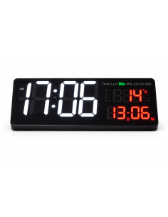 reloj led con calendario y temperatura