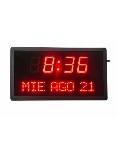 reloj digital calendario