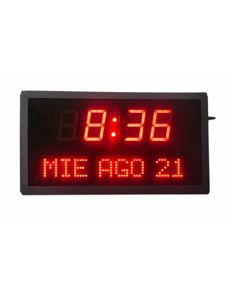 reloj digital calendario