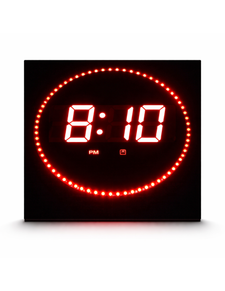 Reloj digital cuadrado 32x32