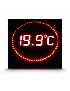 Reloj digital cuadrado 32x32 2