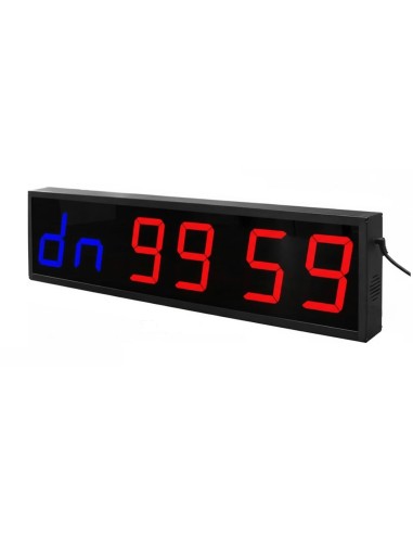 Reloj digital Alcotime GYM  LED rojo grande