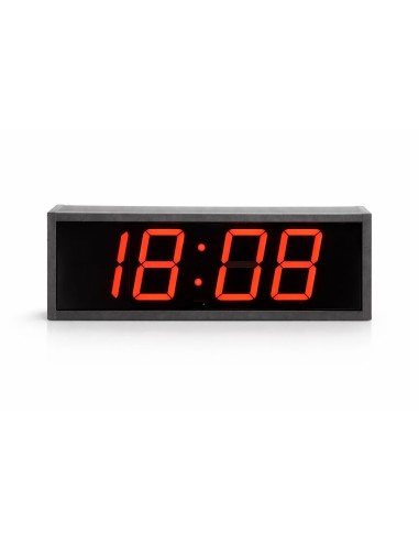 reloj digital led en color rojo