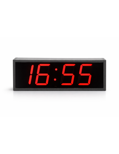 reloj digital led en color rojo