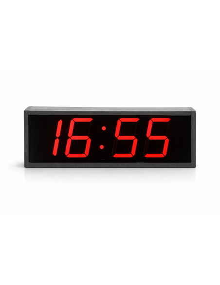 reloj digital led en color rojo