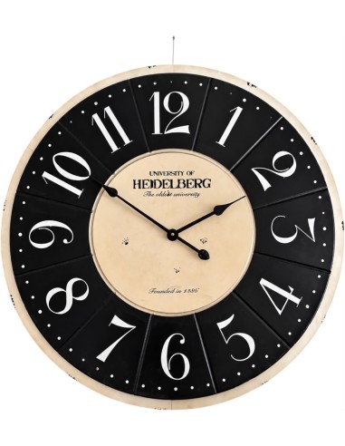 Reloj pared madera