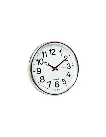 Reloj esfera blanca, reloj de oficina con numeros