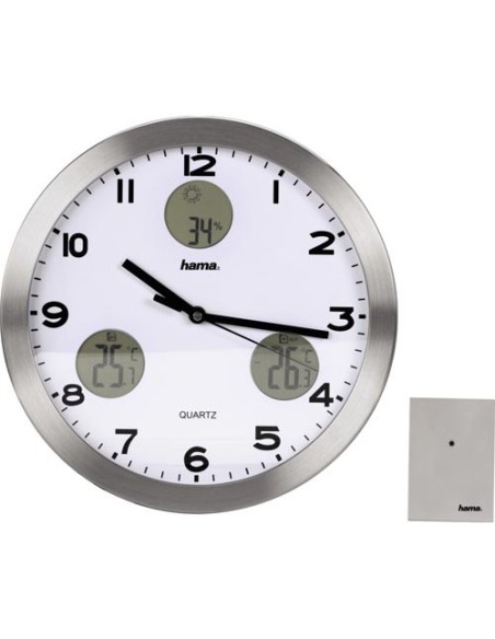 Reloj pared hama,digital,estación metereológica
