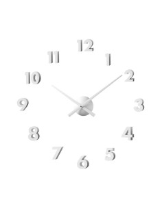 Reloj de pared diseño números blanco