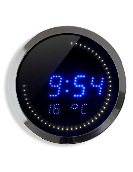 Digital reloj led azul y blanco