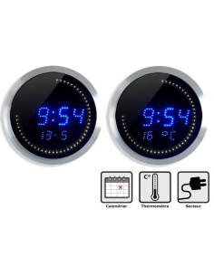 Digital reloj led azul y blanco 2