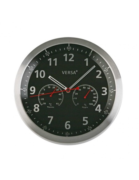 Reloj pared con temperatura y humedad