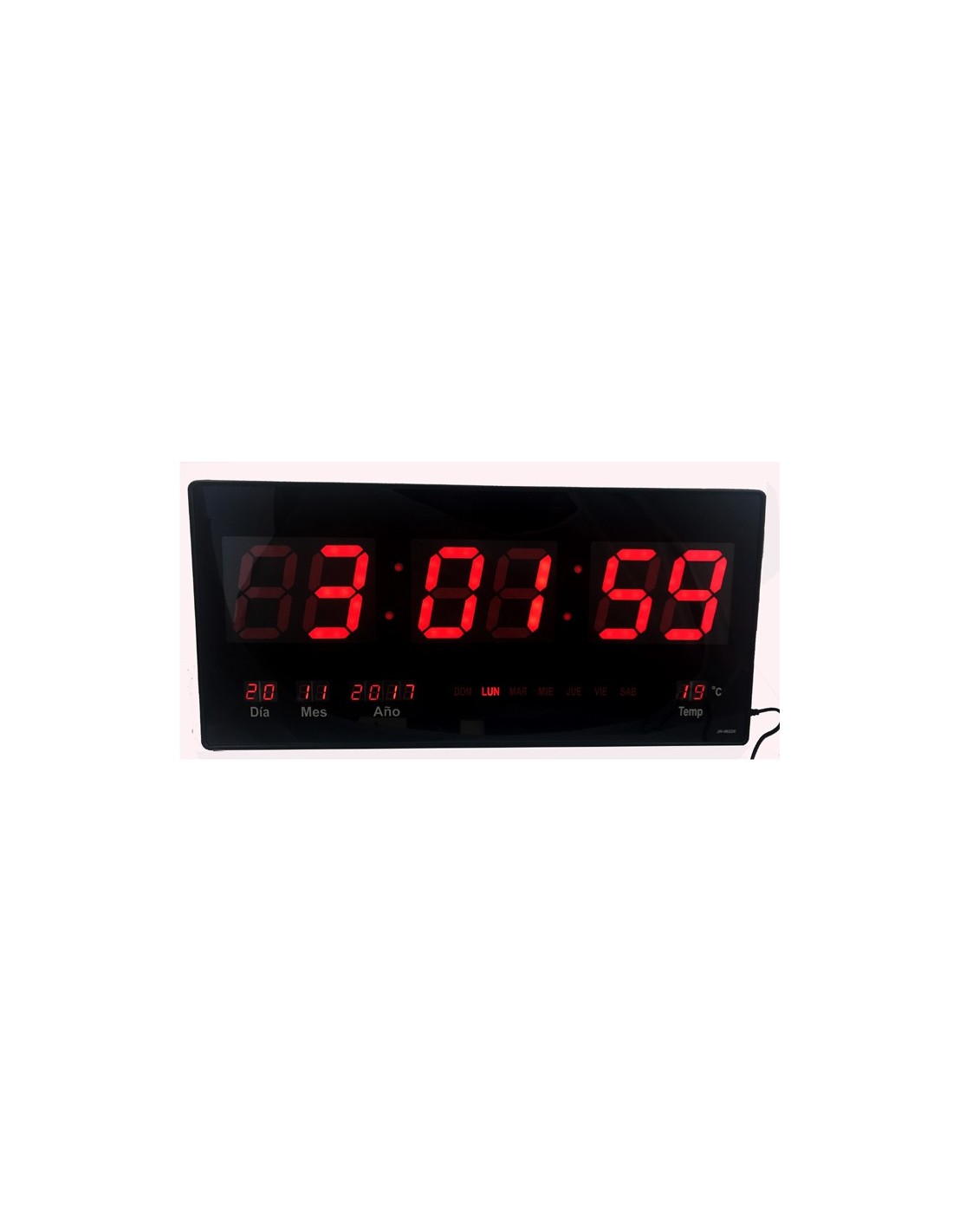 Reloj Pared Digital - Fecha Hora Temperatura
