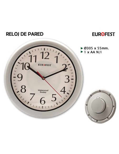 Reloj pared festina gris
