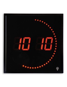 Reloj digital de pared radiocontrolado 28X28