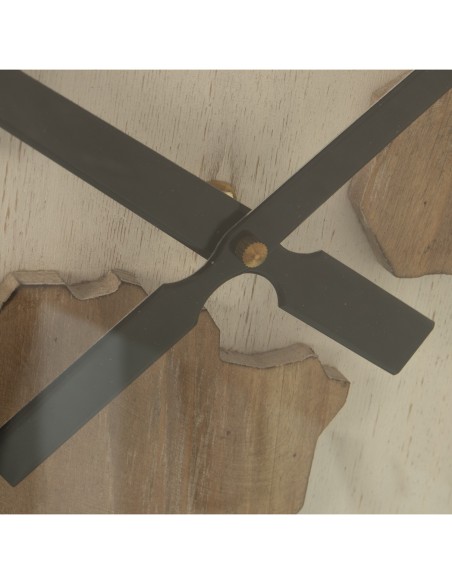 Reloj decorativo pared, mapamundi 60cm